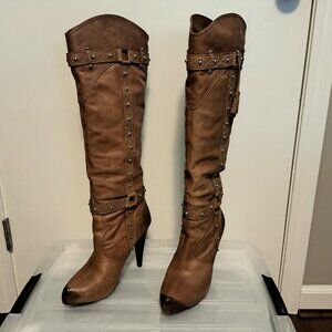 Gianni Bini Over the Knee Heeled Boots